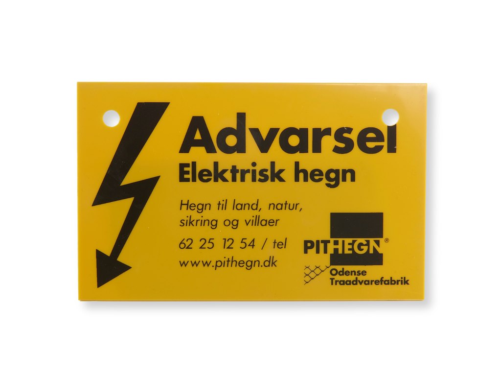 Advarselsskilt – Elektrisk hegn