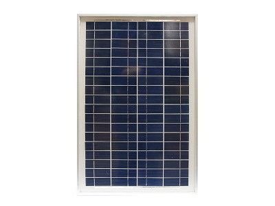 Solpanel 20 W med beslag