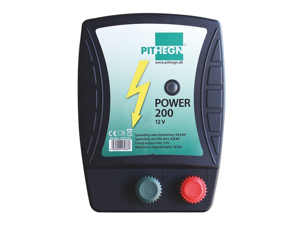 Elhegn Power 200 – 12V elhegnsapparat, 2,7 joule