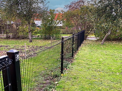 Sort panelhegn 103 cm – 4 mm stål
