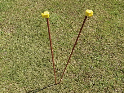 Tentorpæle til midlertidigt hegn