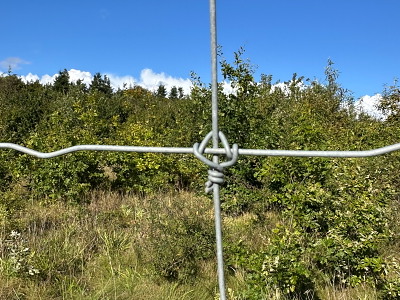 Skovhegn 200 cm tightlock – 17 tråde, 30 cm maske, 100 m rulle