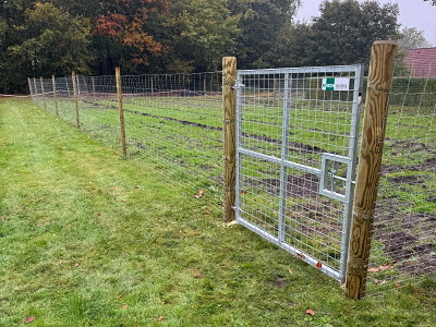 Skovhegn 160 cm med 22 tråde, 100 meters rulle