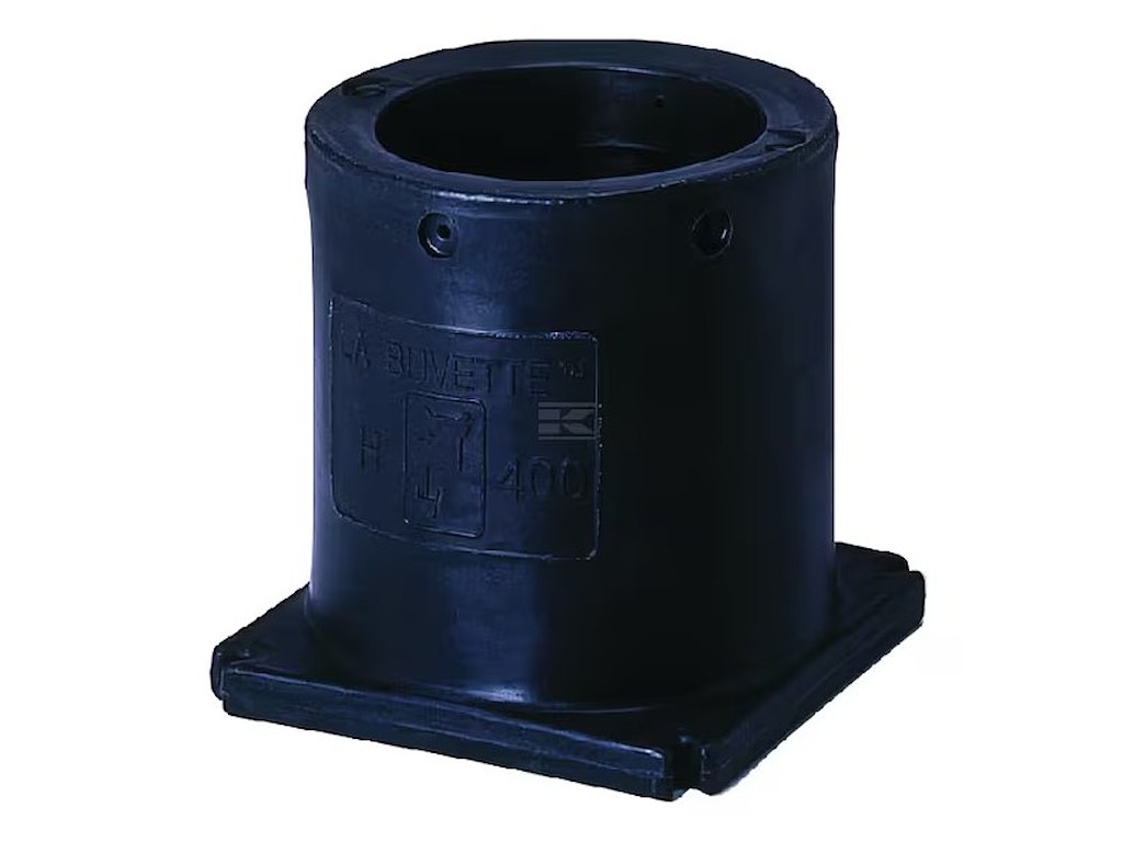 Termorør sort – 40 cm