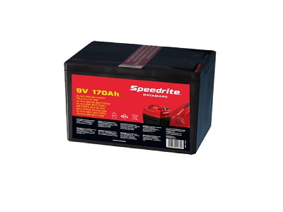 Tørbatteri 9V/170Ah alkalisk Speedrite til elhegn