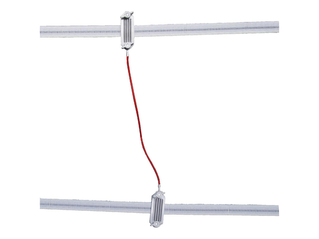 Tapeforbindekabel med klemme 40 mm – til hegnstape