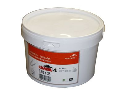Kramper til robiniepæle -  3,5×35 mm – 5 kg spand