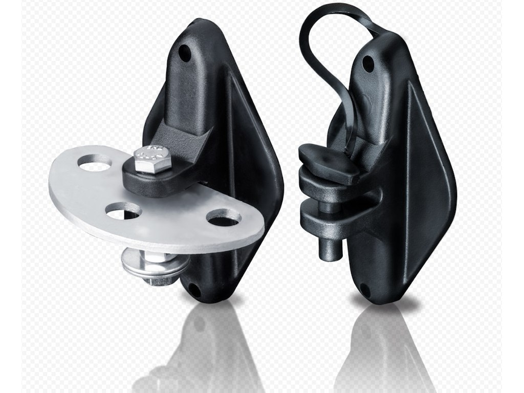 Ledbeslag med plade, 5 stk