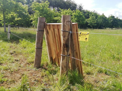 Klaplåge i FSC®-robinietræ – uden stolper